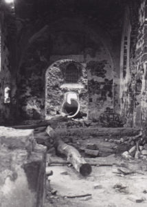 Kirche, Blick zur Orgel, um 1945/46