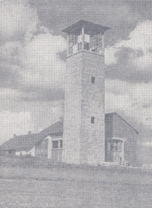 Kirche, Ansicht von Südwesten, 1958