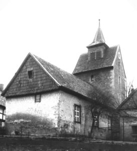 Kapelle, Ansicht von Nordosten, um 1960