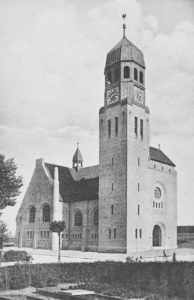 Kirche,, Ansicht von Nordwesten, um 1930