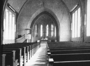Kirche, Blick zum Altar, vor 1979