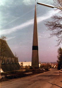 Kirche, Ansicht von Südwesten, 1980