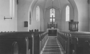 Kirche, Blick zum Altar, 1942