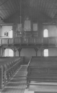 Kirche, Blick zur Orgel, vor 1963
