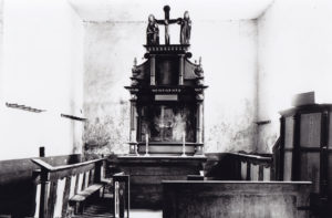 Alte Kapelle, Blick zum Altar, vor 1902
