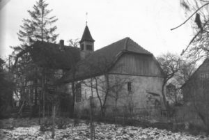 Kapelle, Ansicht von Südosten, um 1960