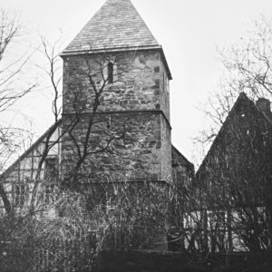 Kirche, Turm, Ansicht von Nordosten, 1962