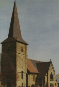 Kirche, Ansicht von Südwesten, 1980