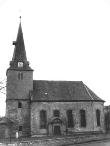 Kirche, Ansicht von Süden, um 1960