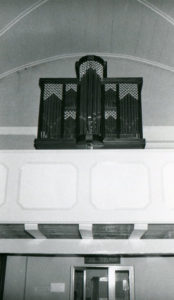 Orgel, nach 1975, Orgelprospekt: Zustand 1975
