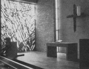 Kirche, Blick zum Altar, 1966