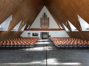 Bonnuskirche, Blick nach Osten zur Orgel