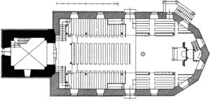 Kirche, Grundriss, 1936