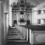 Kirche, Blick zum Altar, 1961, Foto: Ernst Witt, Hannover