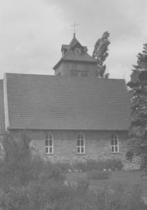 Kirche, Ansicht von Südwesten, nach 1962