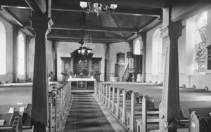 Kirche, Blick zum Altar, 1920