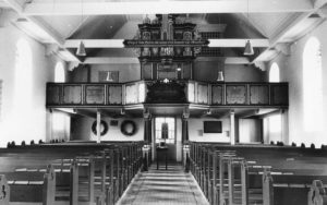 Kirche, Blick zur Orgel, vor 1964