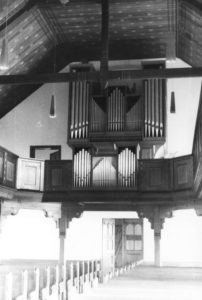 Kirche, Blick zur Orgel, nach 1975