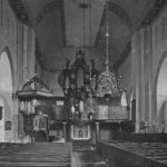 Kirche, Blick zum Altar und zur Orgel, 1930