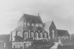 Kirche, Ansicht von Nordosten, um 1850