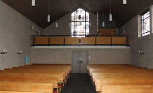 Kirche, Blick zur Orgel, Foto: Fritz Fröse, 10.01.2020