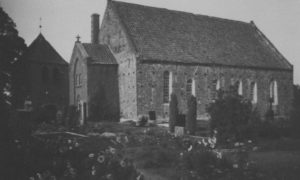Kirche, Ansicht von Südwesten, 1949