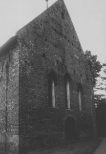 Kirche in Remels, Ansicht von Südosten, Teilansicht: Ostgiebel