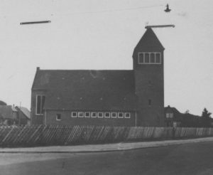 Kirche, Ansicht von Norden, nach 1956