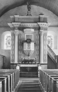 Kirche, Blick zum Altar, wohl vor 1963