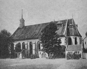 Kirche, Ansicht von Südosten, 1911