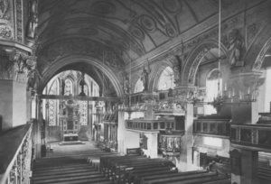 Kirche, Blick zum Altar, vor 1967