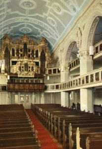Kirche, Blick zur Orgel, nach 1968