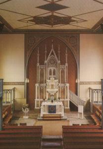 Kirche, Blick zum Altar, vor 1978