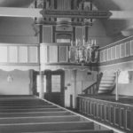 Kirche, Blick zur Orgel, Foto: Ernst Witt, Hannover, Juni 1959
