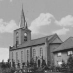 Kirche, Ansicht von Südosten, Postkarte (Ausschnitt)