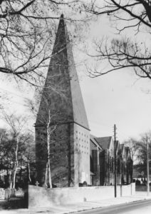 Kirche, Ansicht von Südwesten, 1969