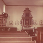 Kirche, Blick zum Altar, Foto: Ernst Witt, Hannover, September 1951