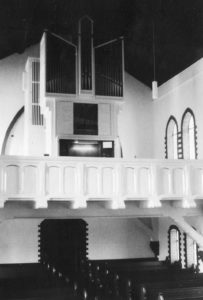 Kirche, Blick zur Orgel, nach 1969