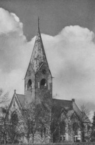 Kirche, Ansicht von Südwesten, 1950