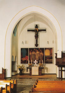 Kirche, Blick zum Altar, nach 1962, bzw. nach 1980