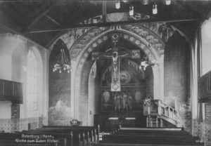 Kirche, Blick zum Altar, um 1933