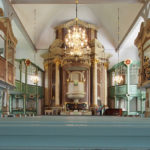 Kirche, Blick zum Altar, 2020, Foto: Wolfram Kändler, CC BY-SA 3.0 de