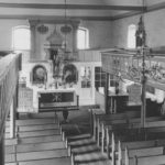 Kirche, Blick zum Altar, Foto: Ernst Witt, Hannover, Juni 1952