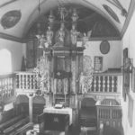 Kirche, Blick zum Altar, wohl vor 1967