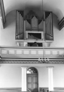 Kirche, Blick zur Orgel, 1974