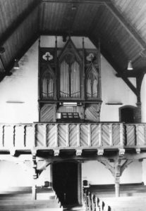 Kirche, Blick zur Orgel, vor 1967