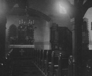 Kirche, Blick zu Altar, 1931