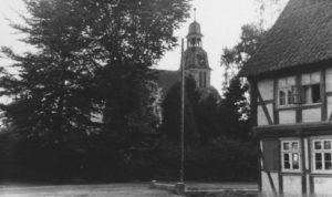 Kirche, Ansicht von Nordosten, um 1950