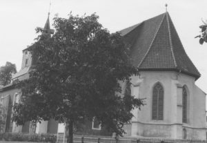 Kirche, Ansicht von Südosten, 1979
