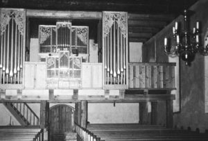 Kirche, Blick zur Orgel, nach 1954